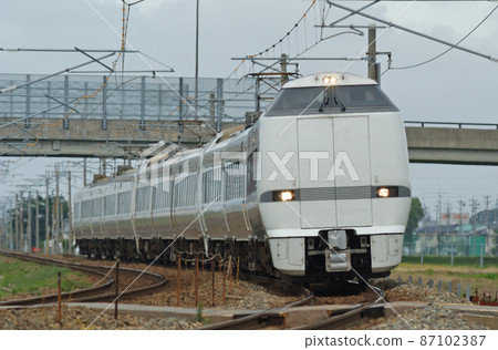 Hokuriku Main Line Kaga-Kasama-Mikawa JR West 683 series S24 + S27 + S02 formation (Kanazawa) Shirasagi Hokuriku Main Line Kaga-Kasama-Mikawa JR West 683 series S24 + S27 + S02 formation (Kanazawa) Shirasagi 87102387