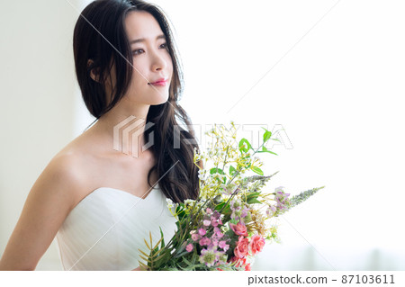 Wedding bridal female bride marriage Wedding bridal female bride marriage 87103611