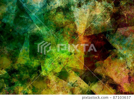 Fantastic green glitter watercolor texture background Fantastic green glitter watercolor texture background 87103637