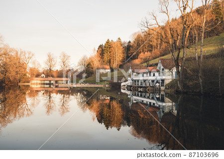 Drei Weihern or three lime trees in St.Gallen, Switzerland 87103696
