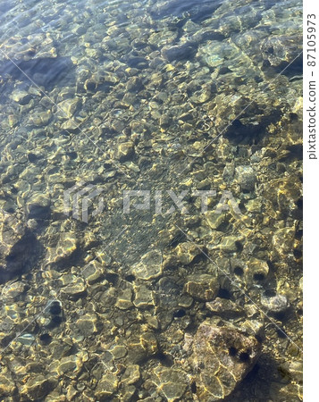 Saninkaigan National Park Tango Peninsula Please take a closer look. It is a school of fry of sardines. It was 87105973