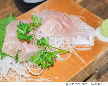 Iwana sashimi eaten at a guest house near Oze, Gunma Prefecture Iwana sashimi eaten at a guest house near Oze, Gunma Prefecture 87106435