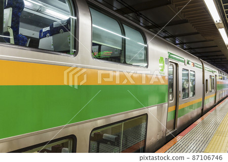 電車2層綠色車湘南新宿線E231系列東海道線綠色車 87106746