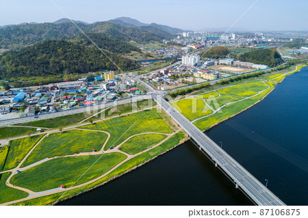 Naju Yeongsan Riverside Rape Field Naju Yeongsan Riverside Rape Field 87106875