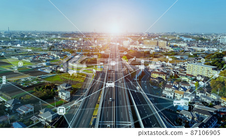 Transportation and network ITS MaaS 87106905