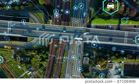 Transportation and network ITS MaaS 87106906
