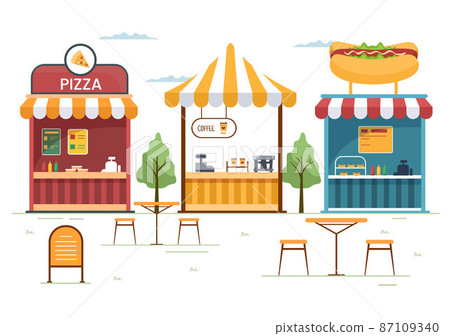 people serving food clipart