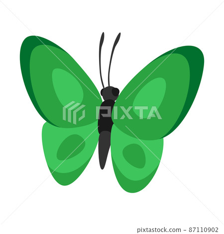 Illustration of decorative butterfly. Color abstract insect. Illustration of decorative butterfly. Color abstract insect. 87110902
