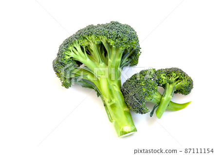 Fresh broccoli [white background] 87111154