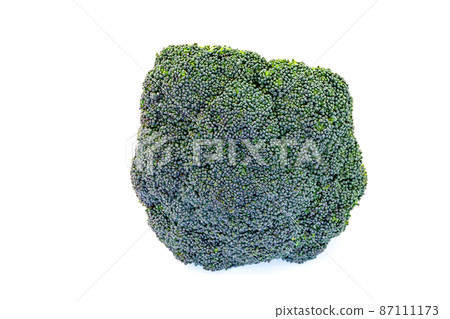 新鮮西蘭花 [白色背景] 87111173