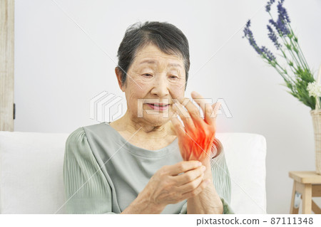 老婦人手疼 87111348
