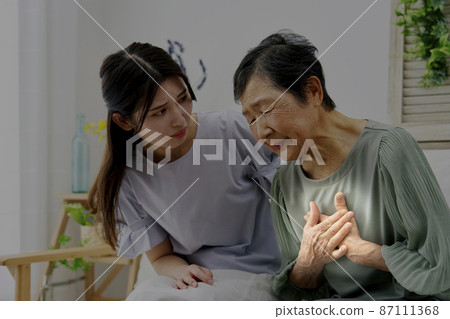 老年女性心悸客廳 87111368