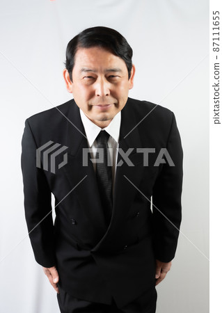 Funeral staff man Funeral staff man 87111655