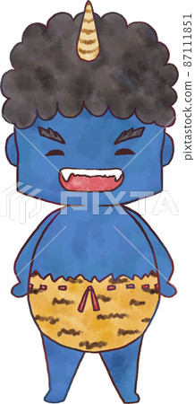 Ao Oni appearing in Setsubun Ao Oni appearing in Setsubun 87111851
