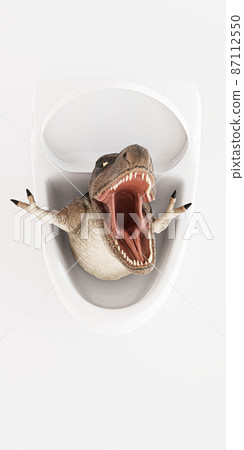 Tyrannosaurus isolated on white background Tyrannosaurus isolated on white background 87112550