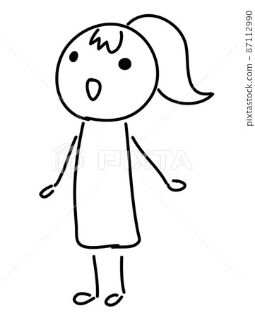 【黑線】手寫女性肖像插畫【站起來】 【黑線】手寫女性肖像插畫【站起來】 87112990
