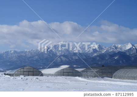 Hokkaido agriculture late winter Hokkaido agriculture late winter 87112995