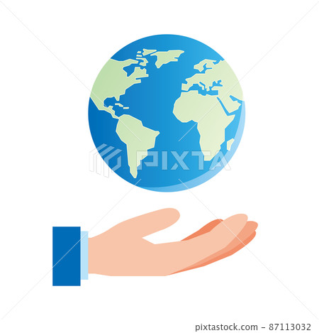 Earth on the palm of your hand Earth on the palm of your hand 87113032
