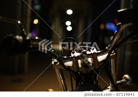 Modern motorcycle handlebar [medium-sized motorcycle] 87114841