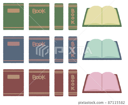 Simple cute book set Simple cute book set 87115582