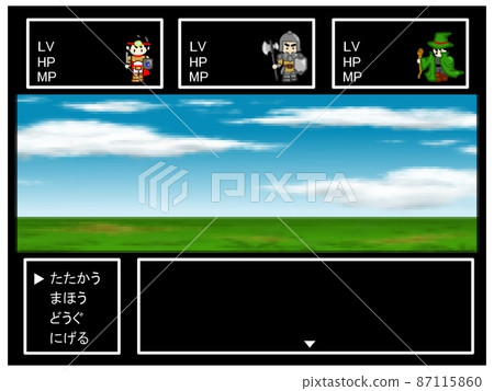 Game battle screen (background) Game battle screen (background) 87115860