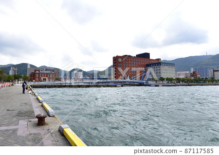 關門橋、門司港、下關和關門海峽的風景 關門橋、門司港、下關和關門海峽的風景 87117585