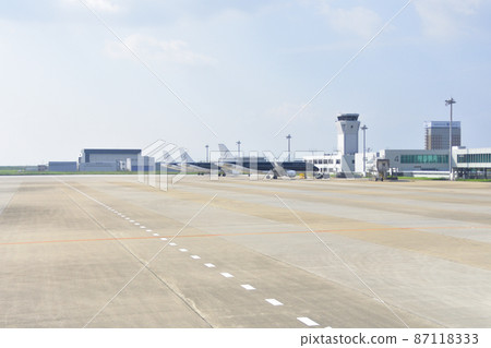 北九州機場和連接橋的風景 87118333