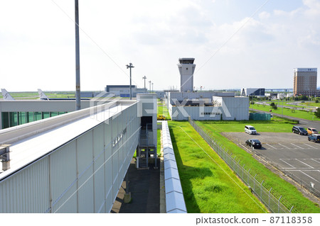 北九州機場和連接橋的風景 北九州機場和連接橋的風景 87118358