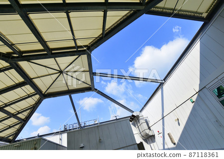 北九州機場和連接橋的風景 北九州機場和連接橋的風景 87118361