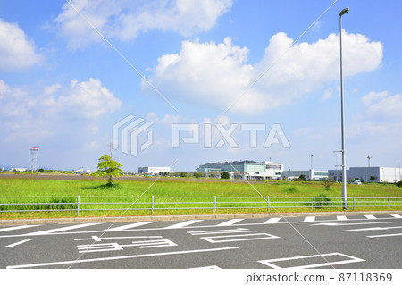 北九州機場和連接橋的風景 北九州機場和連接橋的風景 87118369