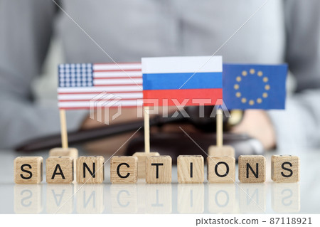 Imposition of sanctions by European Union and America against aggressor Russia Imposition of sanctions by European Union and America against aggressor Russia 87118921