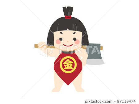 Kintaro's illustration, Children's Day / No line drawing 87119474