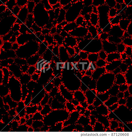 Red blood boil adrenaline. Vector illustration seamless pattern background 87120608