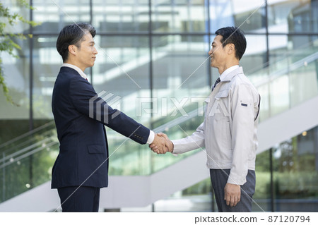 握手工作服西裝男拍攝合作《LINK FOREST》 87120794