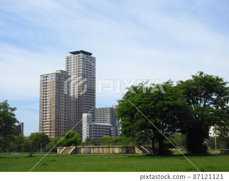 位於大阪中央區和浪花宮戶公園的高層公寓 87121121