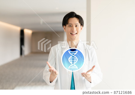 Medical image Young male doctor Shooting cooperation: LINK FOREST 87121686