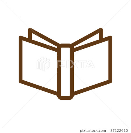 Vector Book icon related to education, library, bookstore or knowledge symbol. Reading line icon on white background Vector Book icon related to education, library, bookstore or knowledge symbol. Reading line icon on white background 87122610
