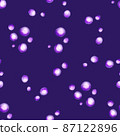Watercolor polka dot seamless cute kids texture 87122896