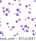 Watercolor polka dot seamless cute kids texture 87122897