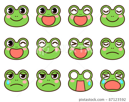 青蛙臉圖標集 青蛙臉圖標集 87123592