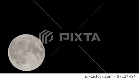 Moon Background being Earth's only permanent natural satellite 87124454