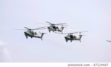 KUBINKA, RUSSIA - May, 15, 2021 KUBINKA, RUSSIA - May, 15, 2021 87124487