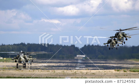 KUBINKA, RUSSIA - May, 15, 2021 KUBINKA, RUSSIA - May, 15, 2021 87124592