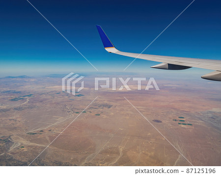 Aerial view of the Palmdale area rural landscape Aerial view of the Palmdale area rural landscape 87125196