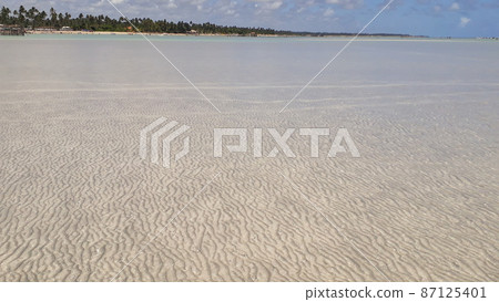 beautiful turquoise beach on the brazilian coast in Maragogi, Alagoas, Brazil beautiful turquoise beach on the brazilian coast in Maragogi, Alagoas, Brazil 87125401