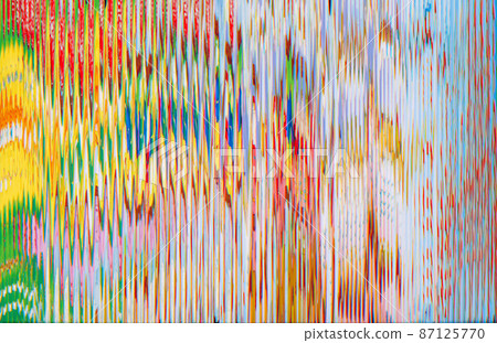 Glitch noise texture. Digital distortion. Computer monitor damage. Signal error. Colorful yellow orange green artifacts fuzzy vibration on bright abstract wallpaper. Glitch noise texture. Digital distortion. Computer monitor damage. Signal error. Colorful yellow orange green artifacts fuzzy vibration on bright abstract wallpaper. 87125770