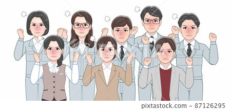 Working people in the factory 87126295