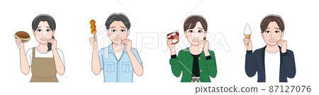 4個男人和女人用工具 87127076