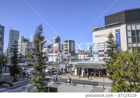 Musashi-Koyama Station Redeveloped station square and cityscape Shinagawa-ku, Tokyo 87128116