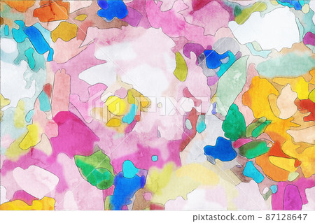 Abstract colorful beautiful geometric illustration Abstract colorful beautiful geometric illustration 87128647